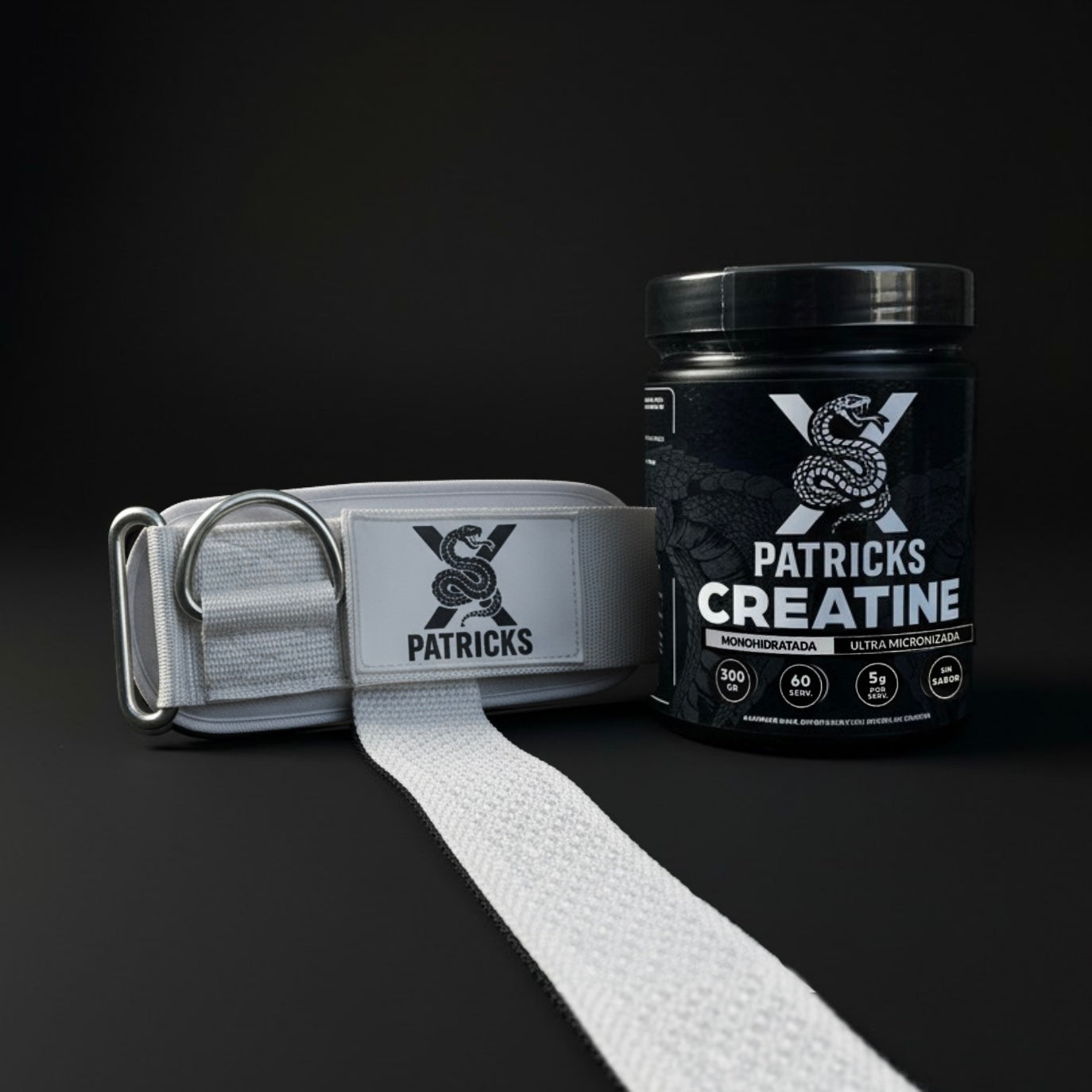 Creatina + White Versa Straps