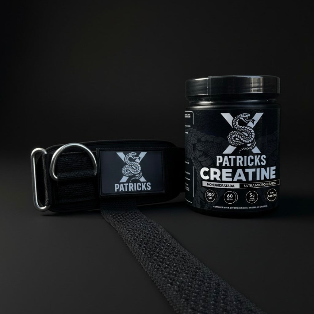 Creatina + Black Versa Straps